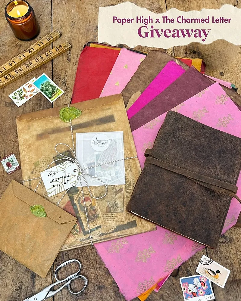 Win a Paper High x The Charmed Letter autumn-inspired junk journaling bundle