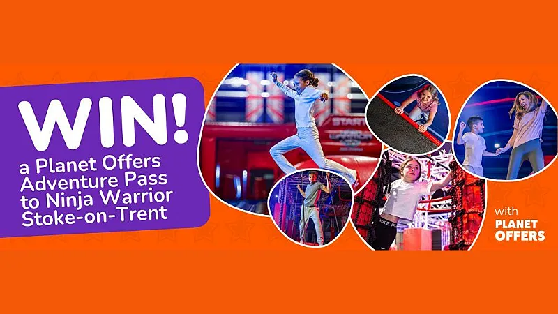 Win a Ninja Warrior UK Adventure Park Stoke-on-Trent Pass