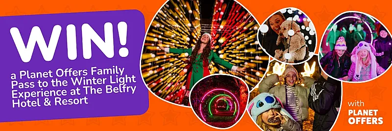 Win a Family Pass for The Winter Light Experience at The Belfry