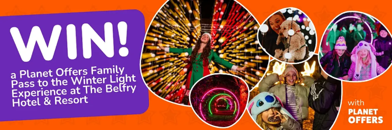 Win a Family Pass for The Winter Light Experience at The Belfry