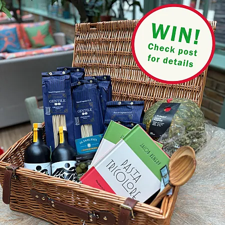 Prize image for Win an Italian hamper and two copies of PASTA TRICOLORE