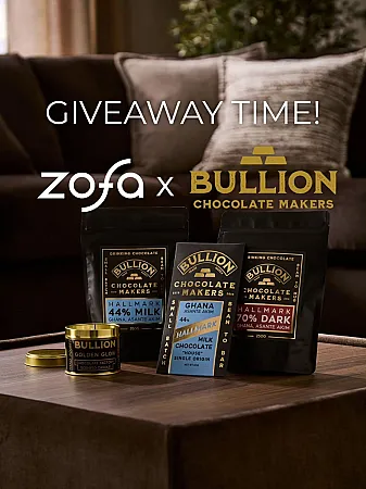 Prize image for Win a chocolate brown Solace modular sofa and Bullion drinking chocolate