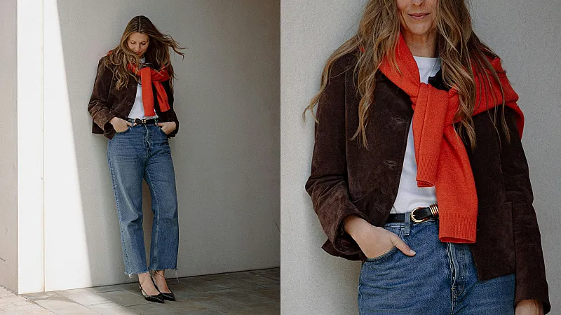 Prize image for Win a Rise & Fall Suede Jacket worth £335