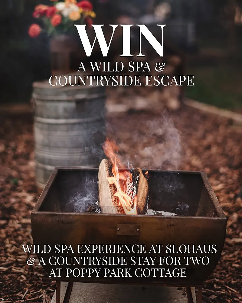 Win a Slohaus Wild Spa Experience and Overnight Stay at Poppy Park Shepherds Hut