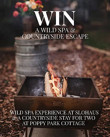 Prize image for Win a Slohaus Wild Spa Experience and Overnight Stay at Poppy Park Shepherds Hut