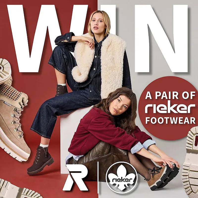 Win a Pair of Rieker Shoes or Boots