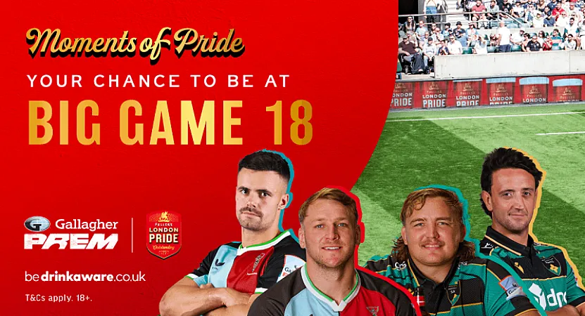 Prize image for Win tickets to see Quins at Big Game 18 with London Pride