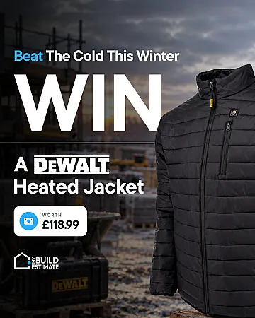 Prize image for Win a DeWalt Heated Jacket worth £118.99