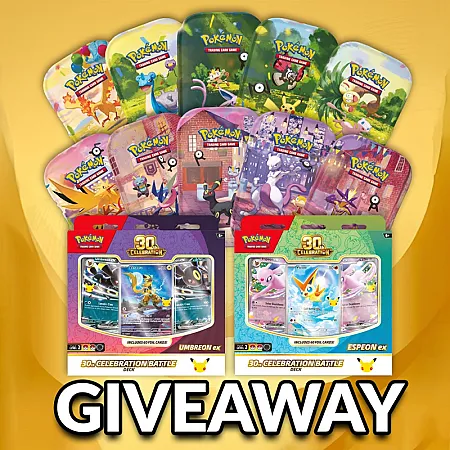 Prize image for Win a Pokémon TCG 30th Celebration Bundle