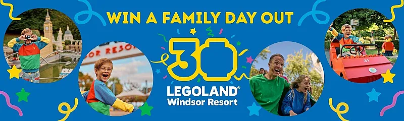 Win a Family Day out for 4 to LEGOLAND® Windsor Resort