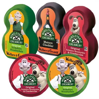 Win the ultimate Wallace & Gromit Wensleydale cheese hamper