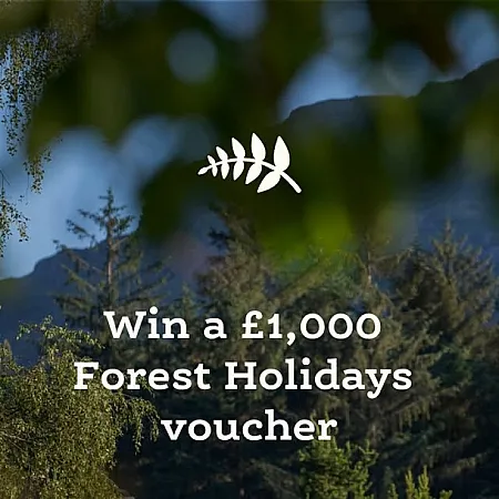 Win a £1,000 Forest Holidays voucher