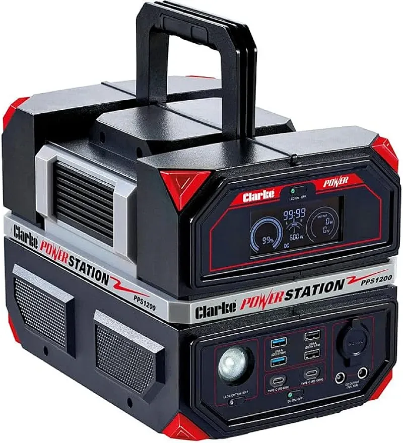 Win a Clarke PPS1200 Portable PowerStation and 200W Folding Solar Panel