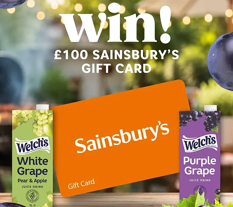 Win a case of Welch’s Grape Juice & £100 Sainsbury’s voucher