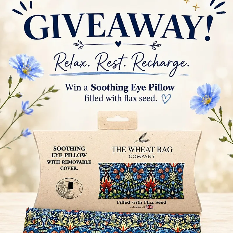 Win one of our Soothing Eye Pillows