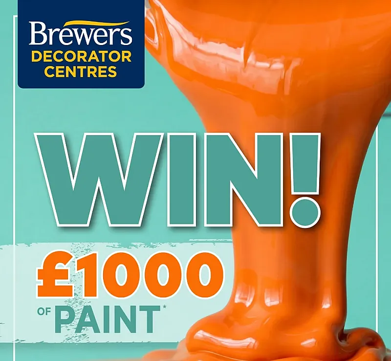 Win £1,000 worth of paint for your next decorating project