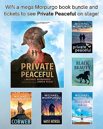 Win tickets to see Private Peaceful on stage plus 50 Michael Morpurgo books!