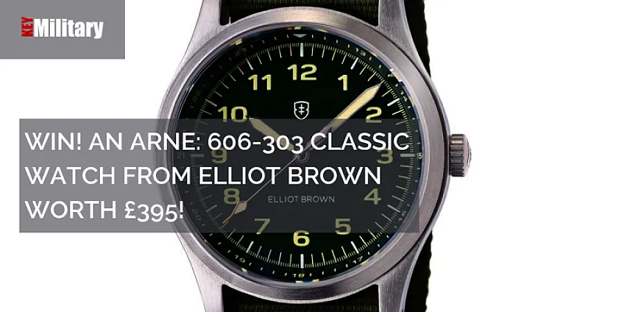 Win a £395 Arne: 606-003 Classic Watch from Elliot Brown