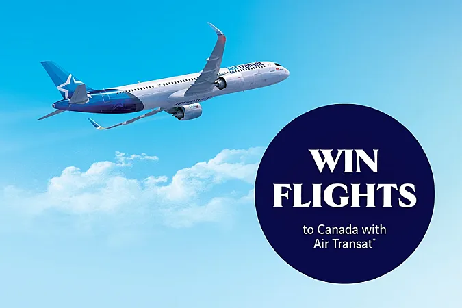 Win return flights to Canada with Air Transat