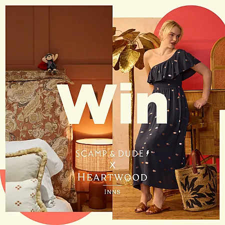 Prize image for Win a 1-Night Family Stay at Heartwood Inn and a £200 Scamp & Dude Voucher