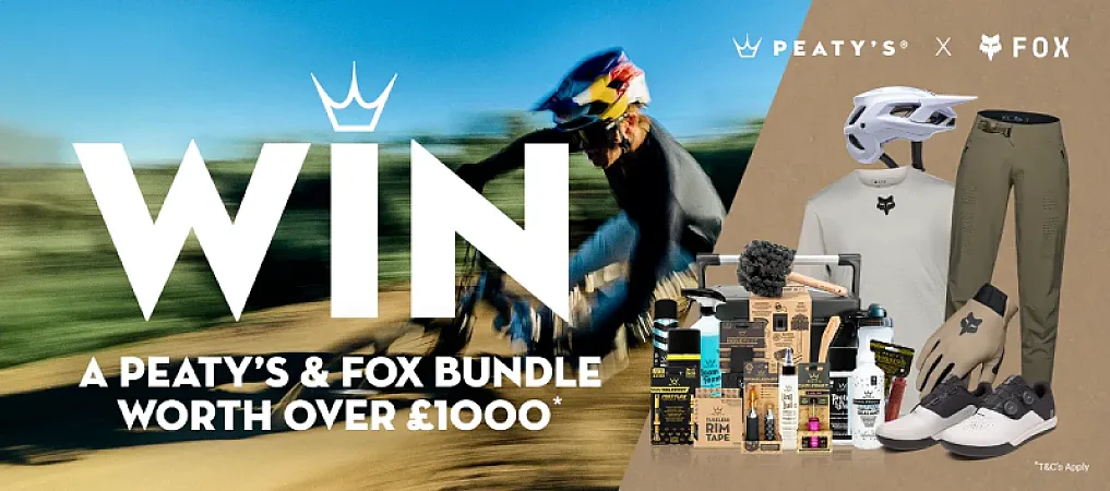 Prize image for Win a Peaty's and Fox Racing bundle worth over £1,000