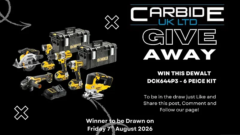 Win a Dewalt DCK664P3 6 Piece Kit