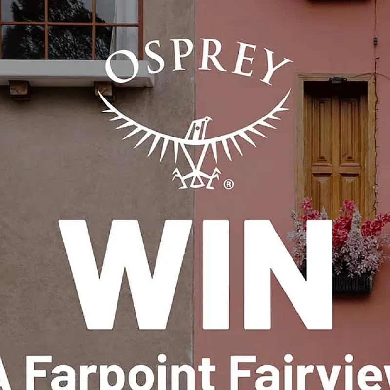 Win an Osprey Farpoint Fairview Wheeled 36L Carry on Travel Pack