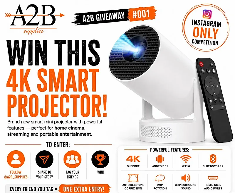 Win a 4K Smart Mini Projector