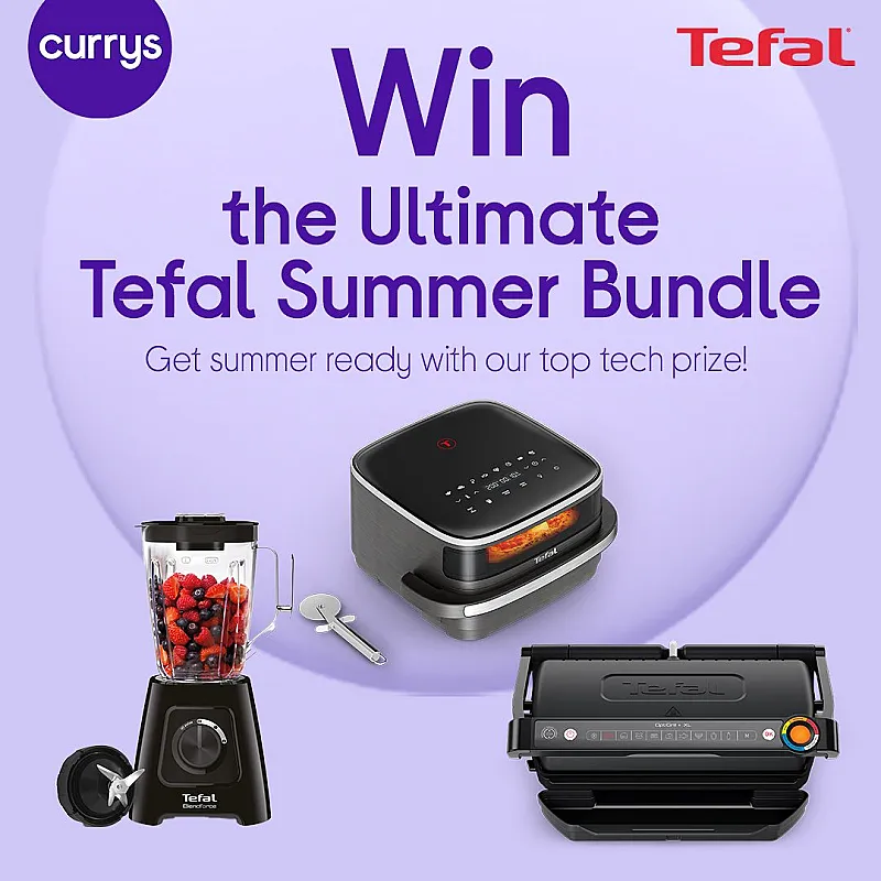 Win a Tefal Pizza Oven Air Fryer, Blender and Grill