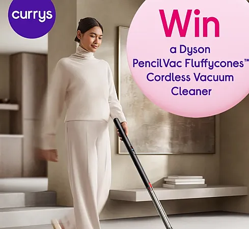 Prize image for Win a Dyson PencilVac Fluffycones™ Cordless Vacuum