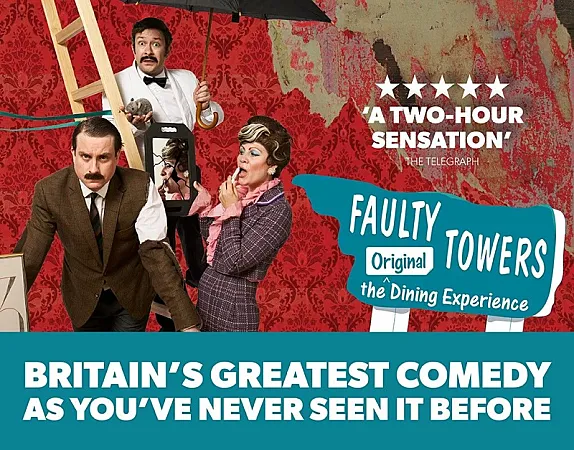 Prize image for Win tickets to see Faulty Towers The Dining Experience in London