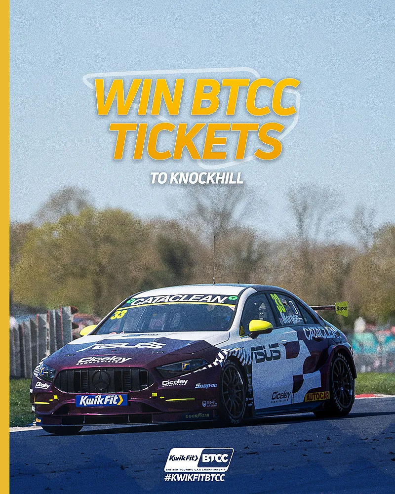 Win 4 BTCC Knockhill Tickets