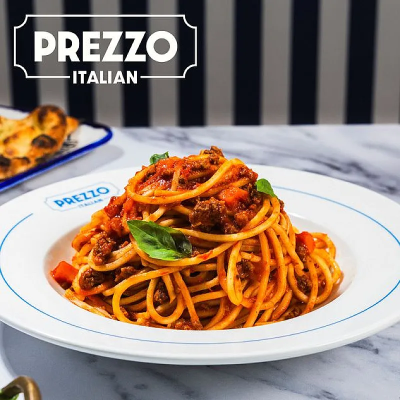 Win £50 to spend at Prezzo Italian