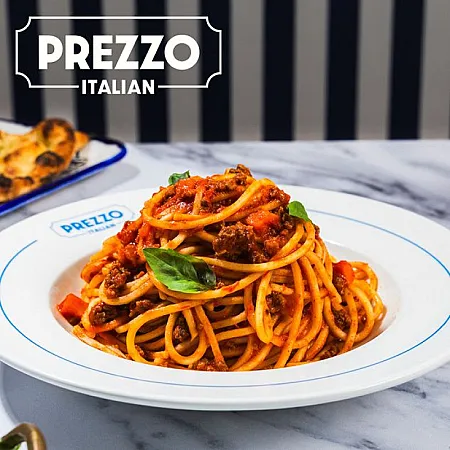 Win £50 to spend at Prezzo Italian