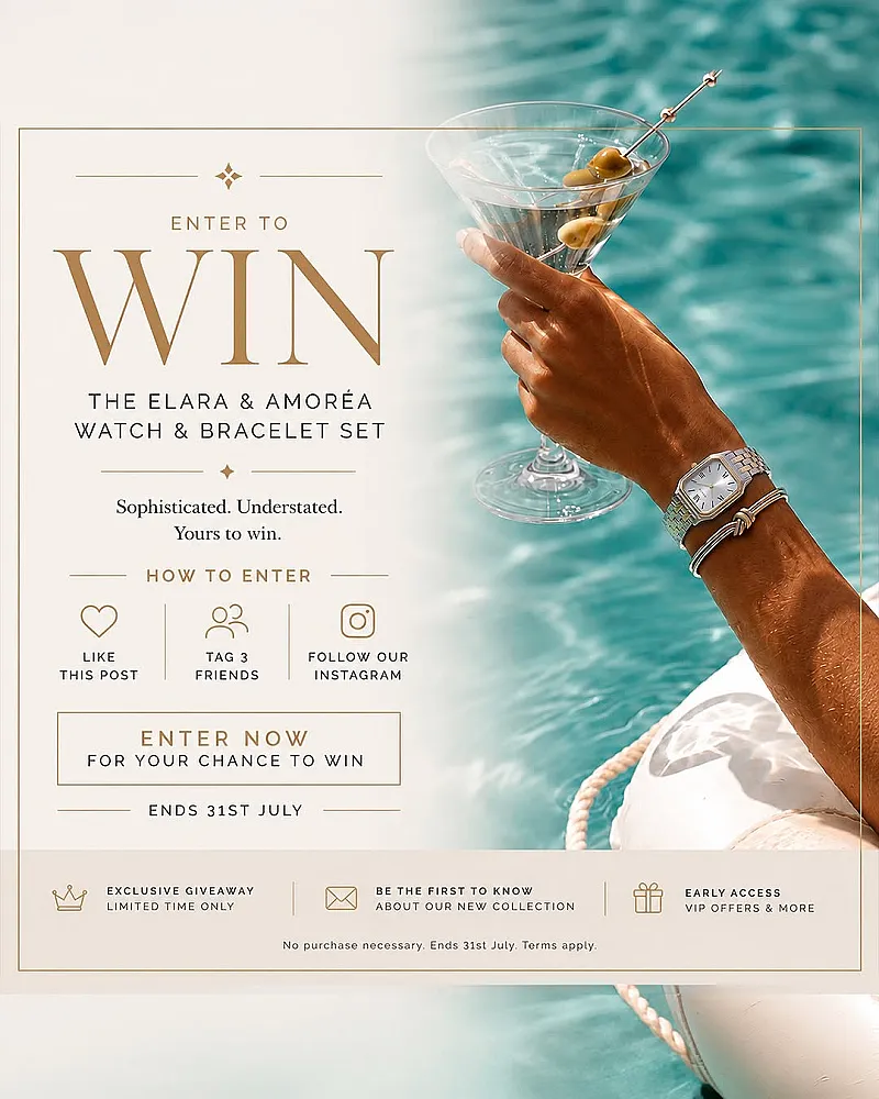 Win a watch & bracelet set