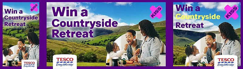Win a break at a countryside retreat with Tesco and KISS!