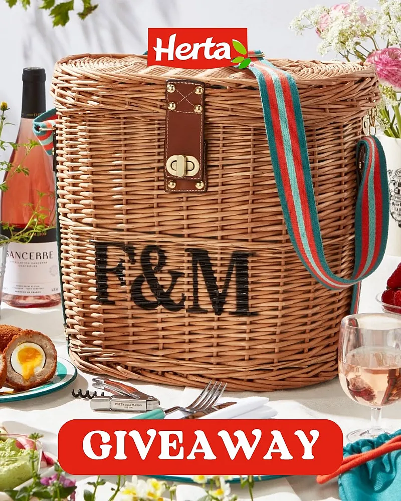 Win a Fortnum & Mason Shoulder Picnic Hamper for Two