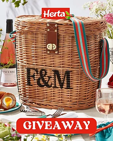 Prize image for Win a Fortnum & Mason Shoulder Picnic Hamper for Two