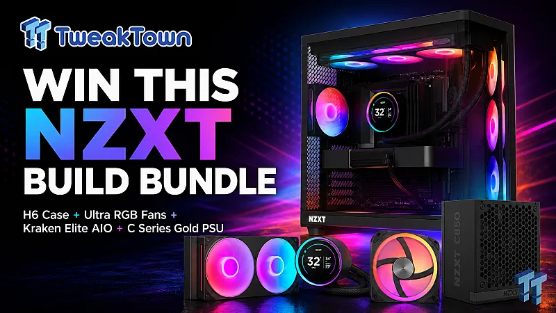 Prize image for Win an NZXT H6 RGB+ PC Case, Kraken Elite AIO, RGB Fans and 1200W PSU