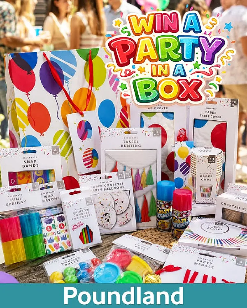 Win 1 of 3 Party in a Box!