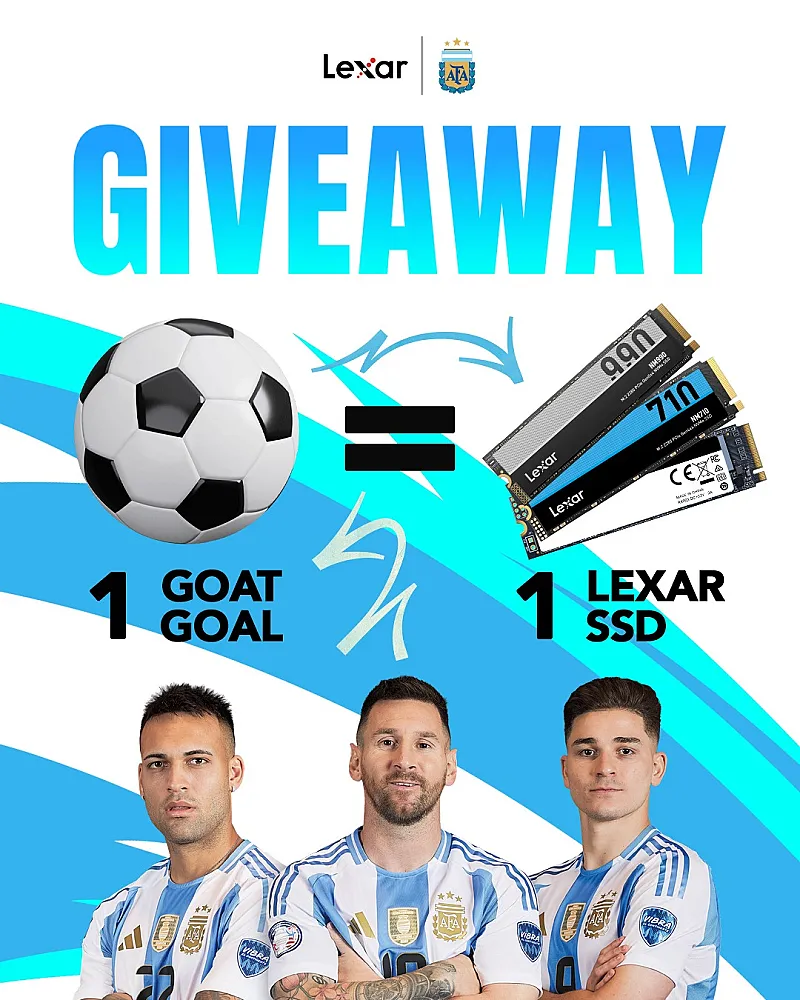 Win 1 of 8+ Lexar M.2 2280 SSDs
