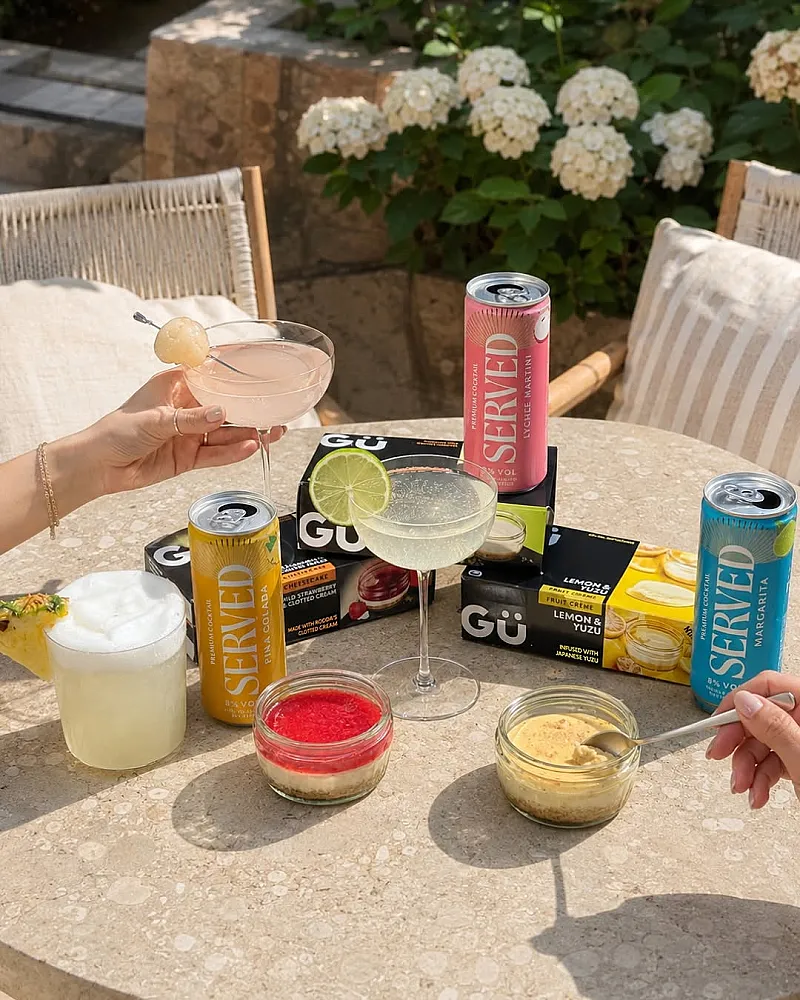 Win £25 to Spend on Gu Desserts plus a Case of SERVED Cocktails of Your Choice