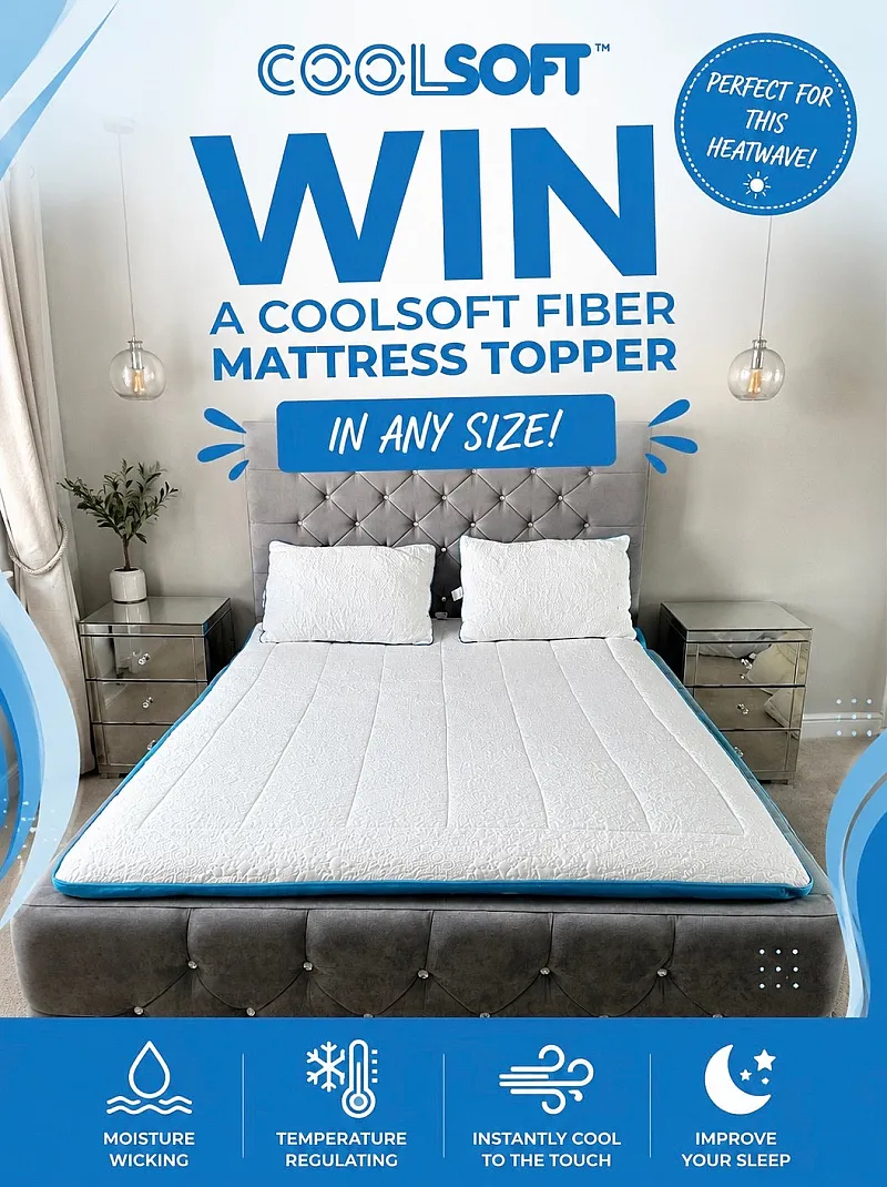 Win a CoolSoft Fiber Mattress Topper