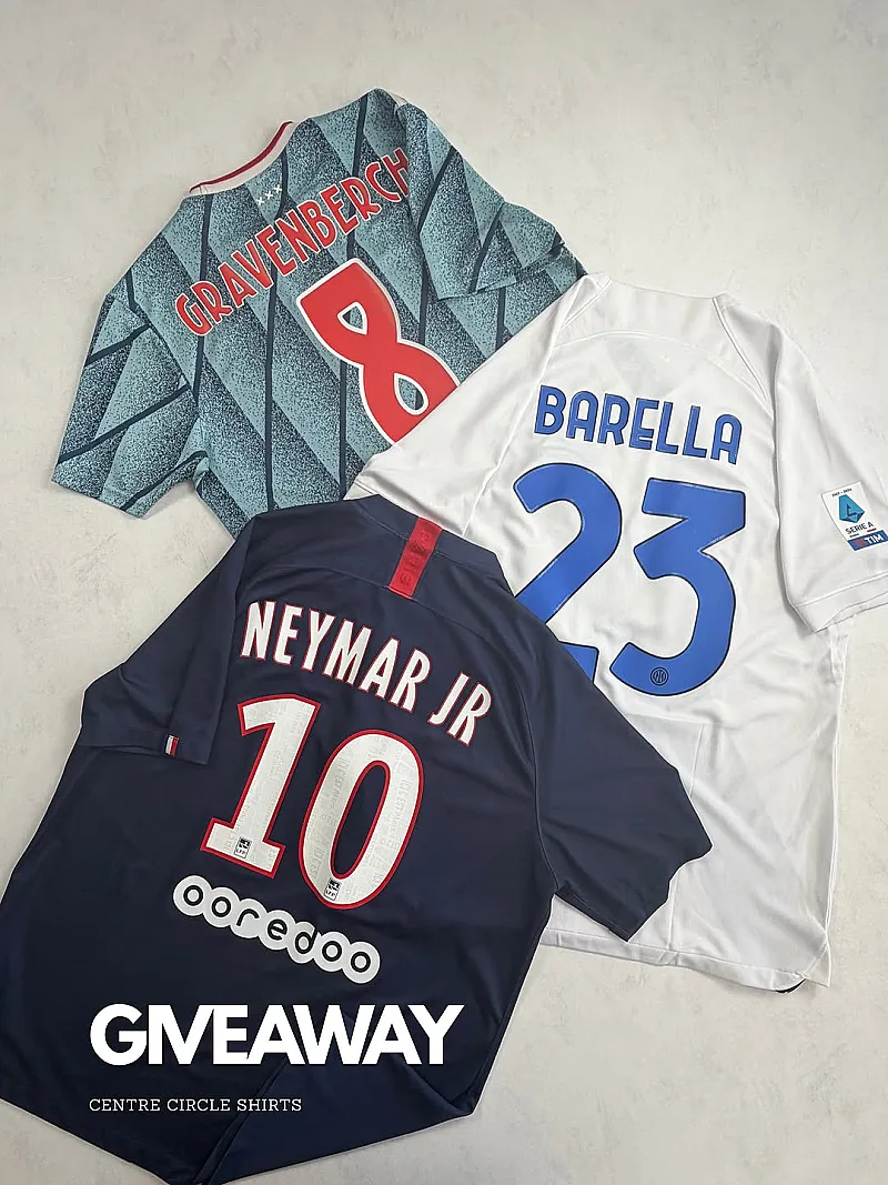 Win 1 of 3 Football Shirts or £75 Site Credit