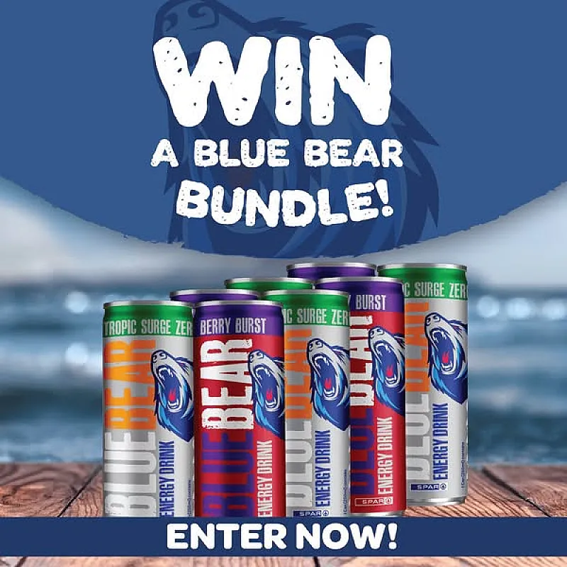 Win 2 Cases of Blue Bear Tropic Surge & 2 Cases of Berry Burst!
