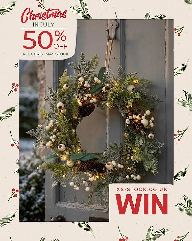 Win a Snowberry Woodland Christmas Wreath