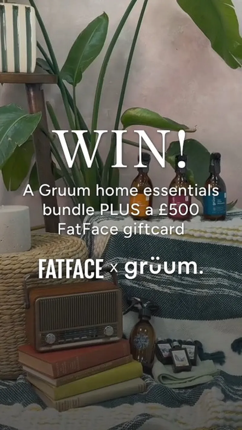 Win a £500 FatFace giftcard & Grüm home essentials