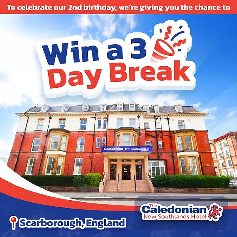 Win a 3 Day Break for Two in Scarborough