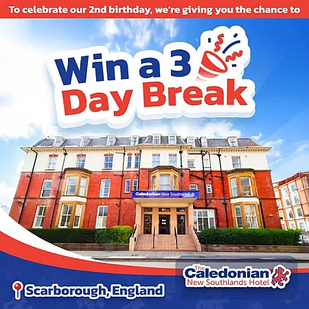Prize image for Win a 3 Day Break for Two in Scarborough