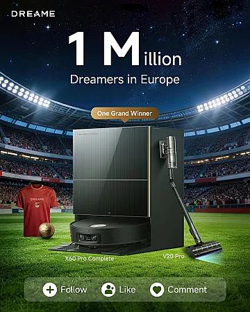 Prize image for Win Dreame X60 Pro Ultra Complete & Ronaldo Football Shirts